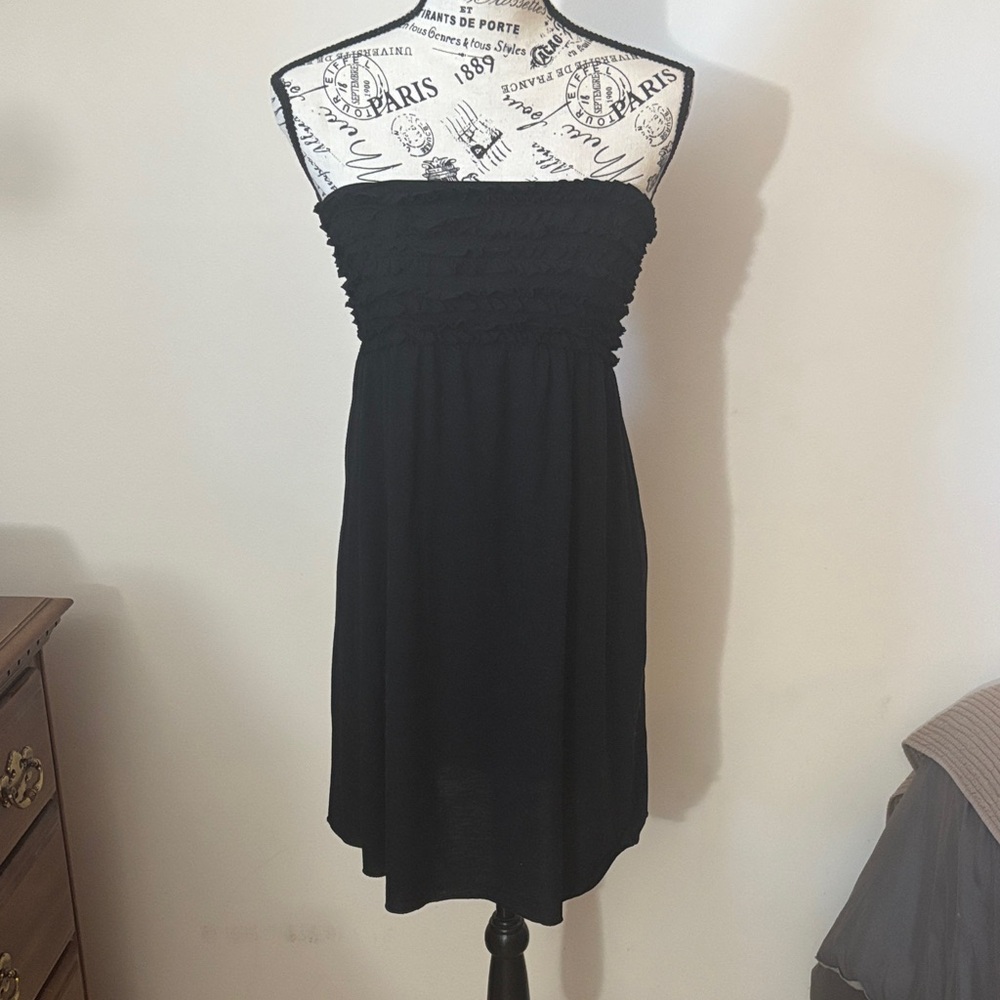 Target Black Strapless Dress